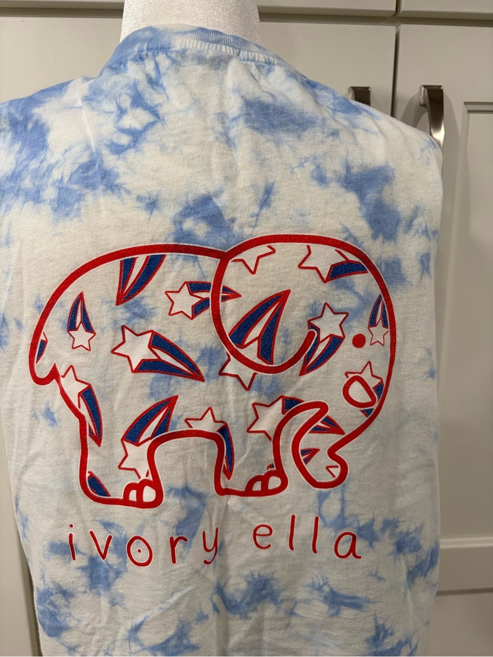 Ivory Ella July 4th Ripple Tie-Dye Muscle Tank Top - Picture 5 of 5